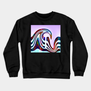 Rainbow spiral Crewneck Sweatshirt